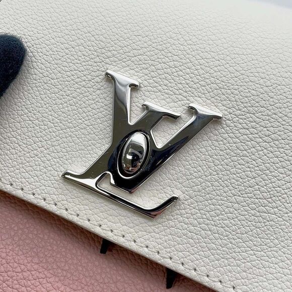 Louis Vuitton Lock Me Mini Leather Silver Hardware Backpack - Picture 10 of 13